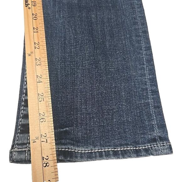 BKE Buckle Mens Jake Straight Jeans Sz 32x30 (32x28) Stretch Whiskered Denim - Picture 10 of 11